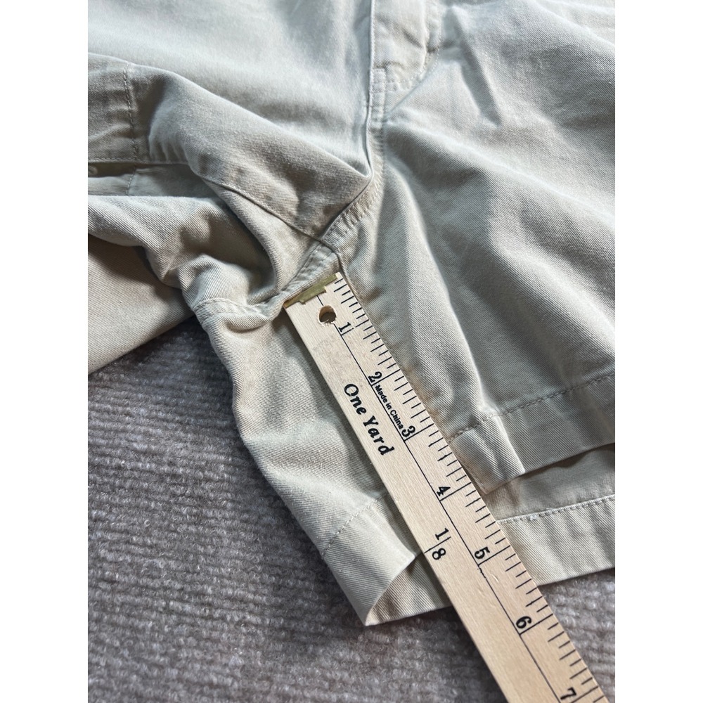 Venezia Jeans Clothing Co Womens Khaki Cotton Chino Shorts Size 16 Tan 5 Inseam - Picture 8 of 8